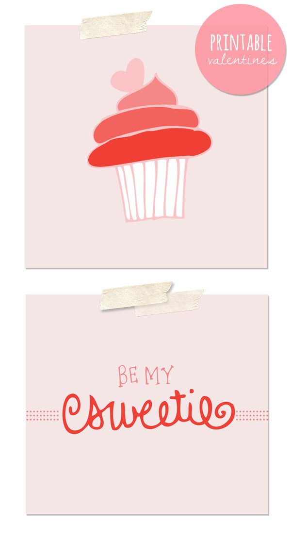 Printable Valentines by Miss Wyolene for The Sweetest Occasion