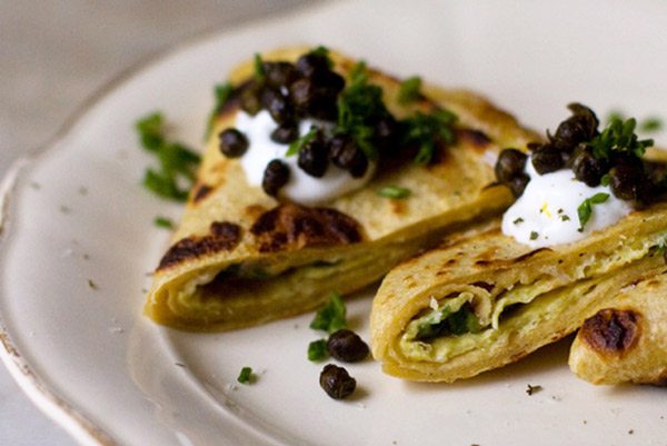 Black bean quesadillas