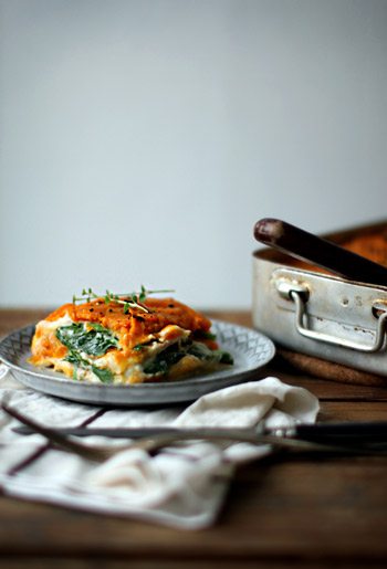 Butternut squash lasagna