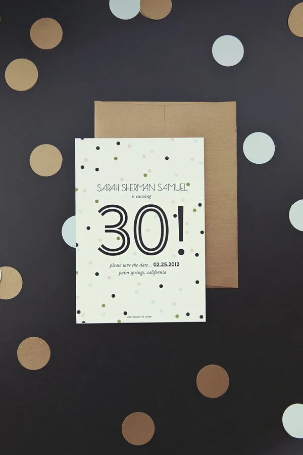 30th birthday party invitations