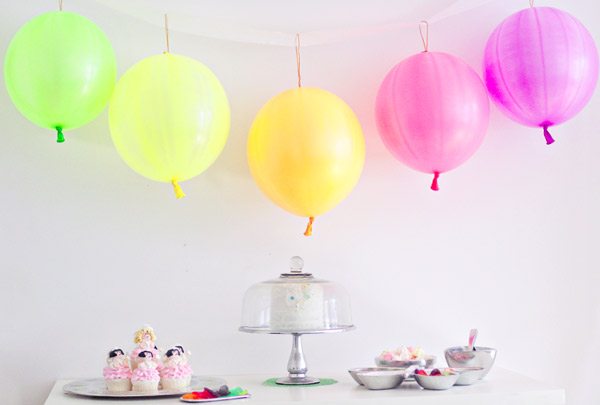 Neon fairy birthday party