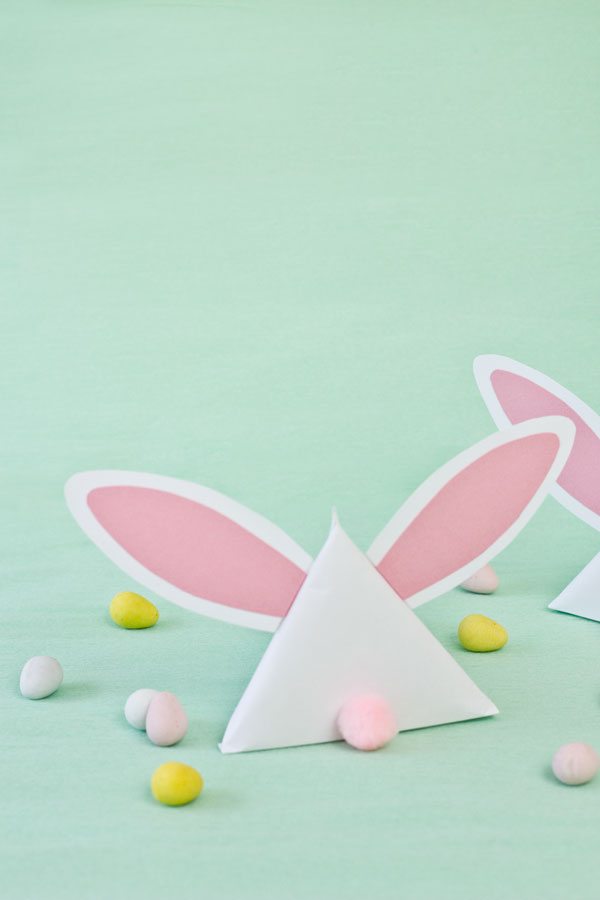 DIY Easter Bunny Treat Pouches