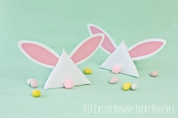 DIY Easter Bunny Treat Pouches