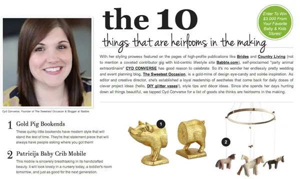 Cyd Converse - The 10 Heirlooms In the Making at Beso.com