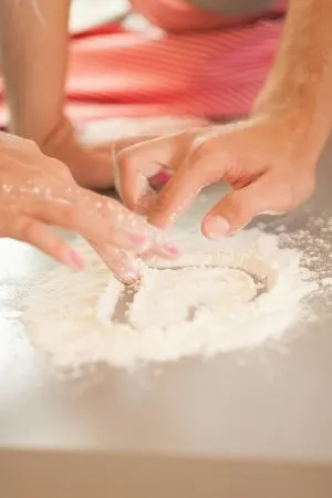 heart-in-flour