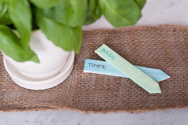 DIY Clay Plant Markers