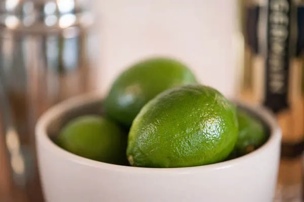 Fresh limes for cocktails