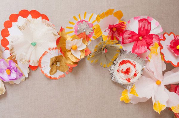 Painted Paper Flowers