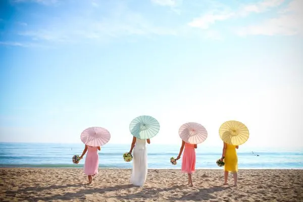 Parasols from Luna Bazaar