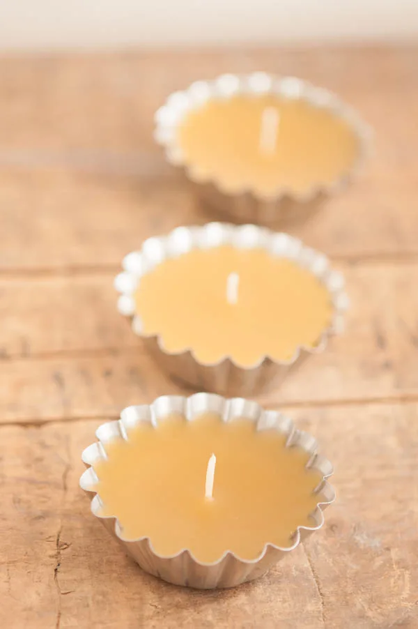 DIY Beeswax Candles