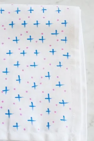 DIY Patterned Cloth Napkins