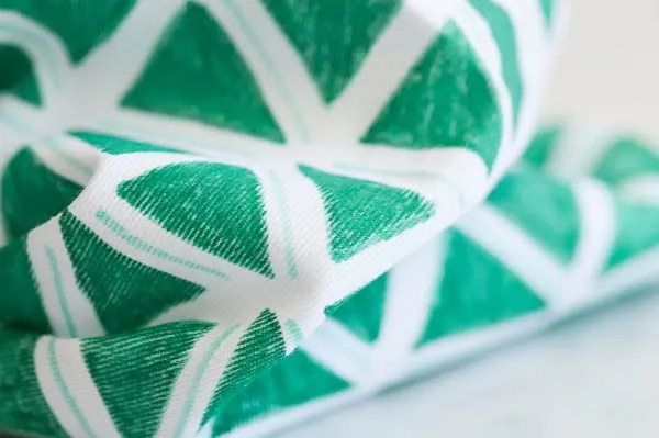 DIY Patterned Cloth Napkins