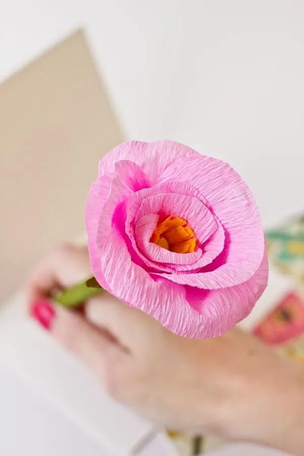 DIY Paper Flower Pencils