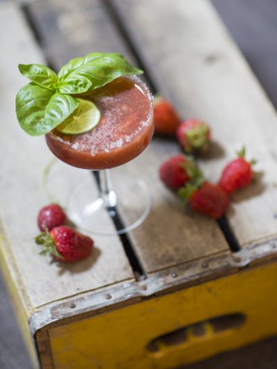 Strawberry Balsamic Margarita + Black Pepper Shortcake thumbnail