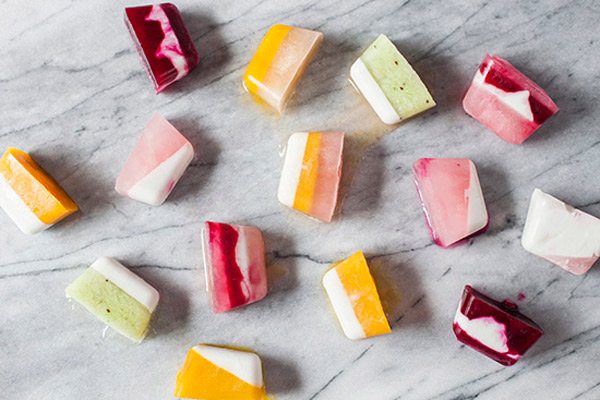 Fruity Summer Striped Ice Cubes Fruity Summer Striped Ice Cubes