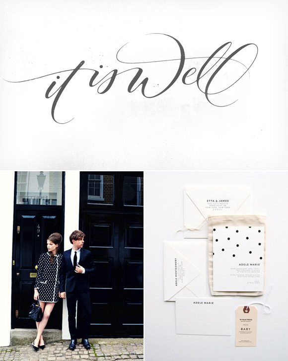 Color Palette: Ink Blot + Parchment