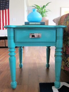 DIY Painted End Tables