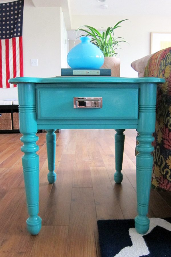 DIY Painted End Tables