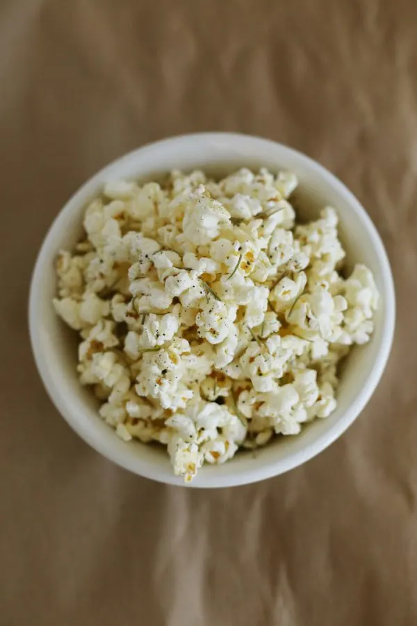 Rosemary Black Pepper Popcorn