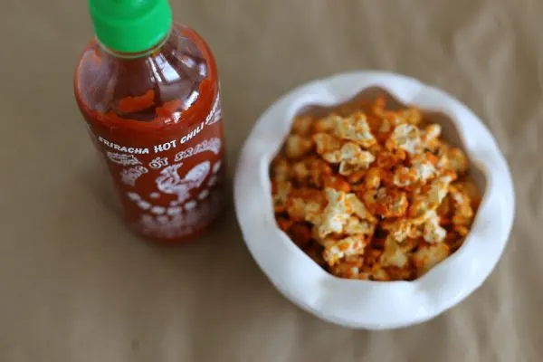 Sriracha Popcorn