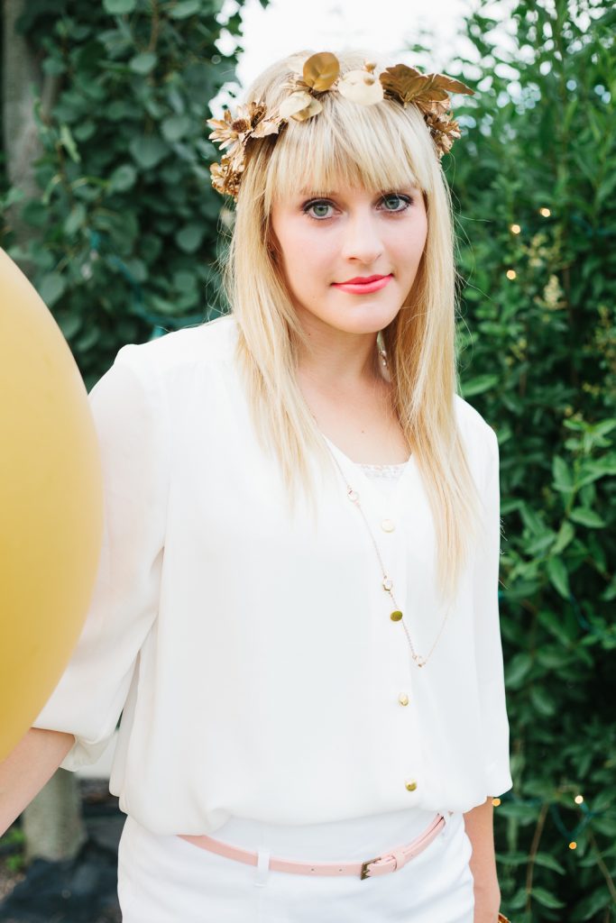 Elegant Gold + White Birthday Party