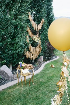Elegant Gold + White Birthday Party