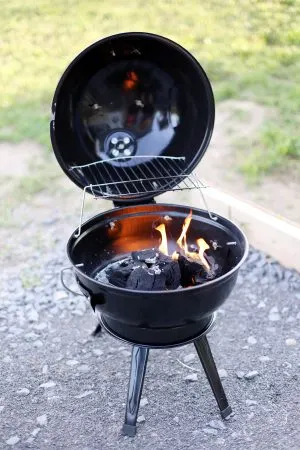 Mini Charcoal Grill | Photo by Cyd Converse of The Sweetest Occasion