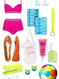 Bright Neon Things for Summer
