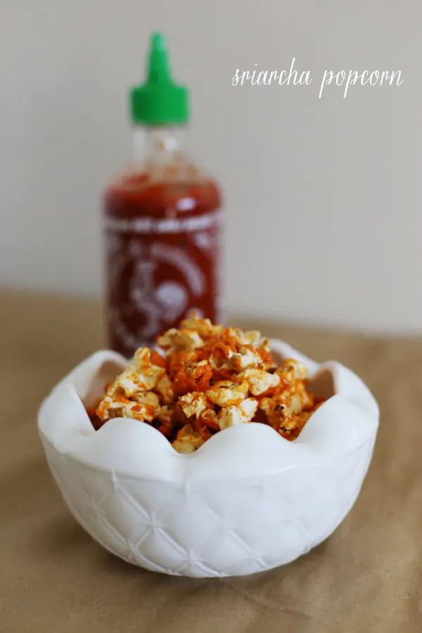 Sriracha Popcorn