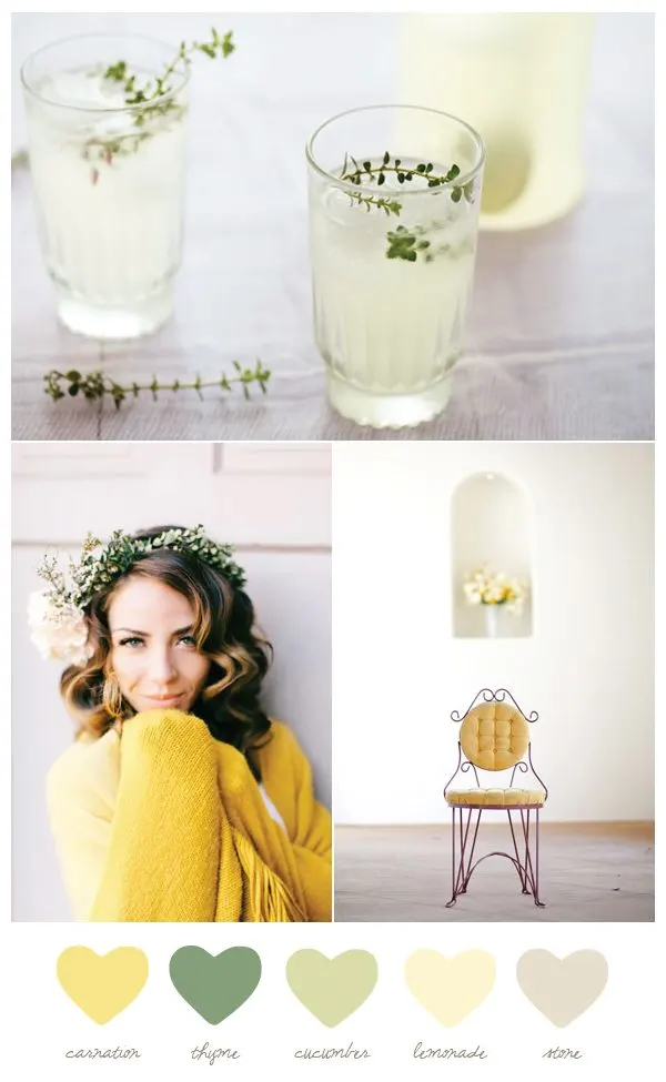 Color Palette: Carnation and Thyme