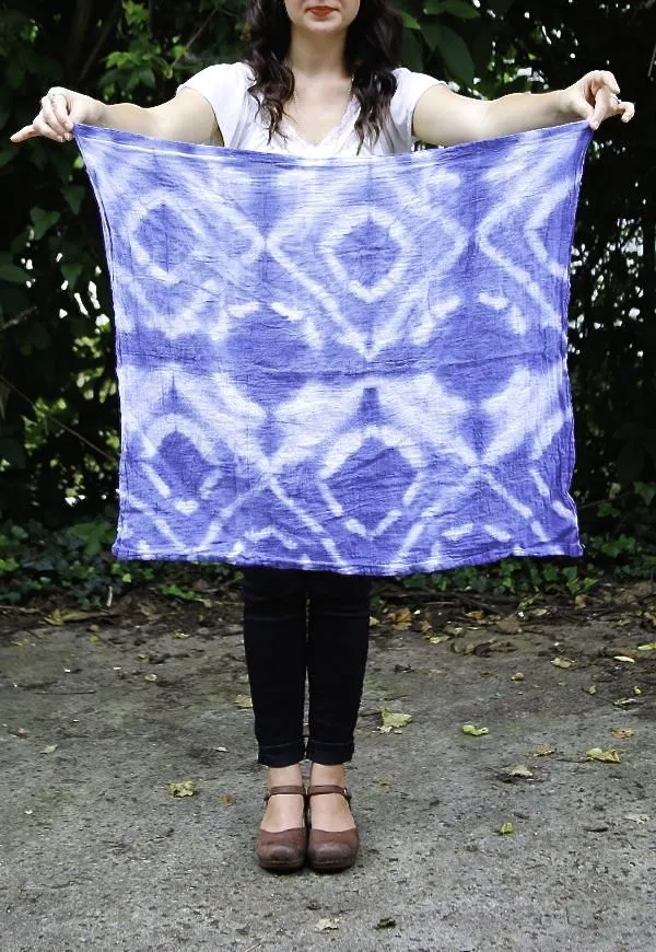 Make Your Own Shibori Kitchen Towels - A Beautiful Mess