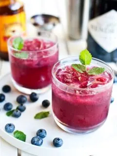 Blueberry Cocktails | The Sweetest Occasion