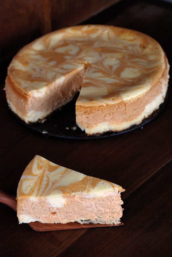 Pumpkin Swirl Cheesecake | The Sweetest Occasion