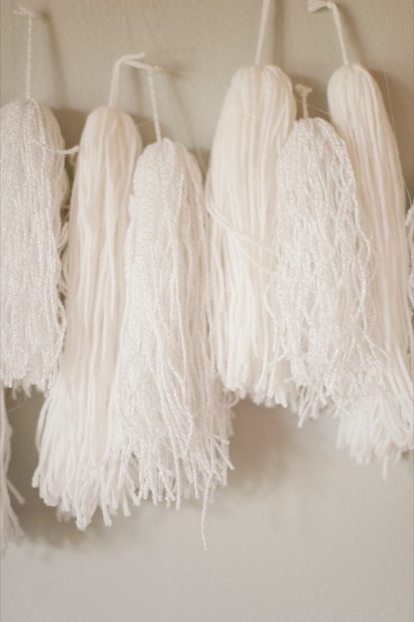 DIY Yarn Tassel Garland