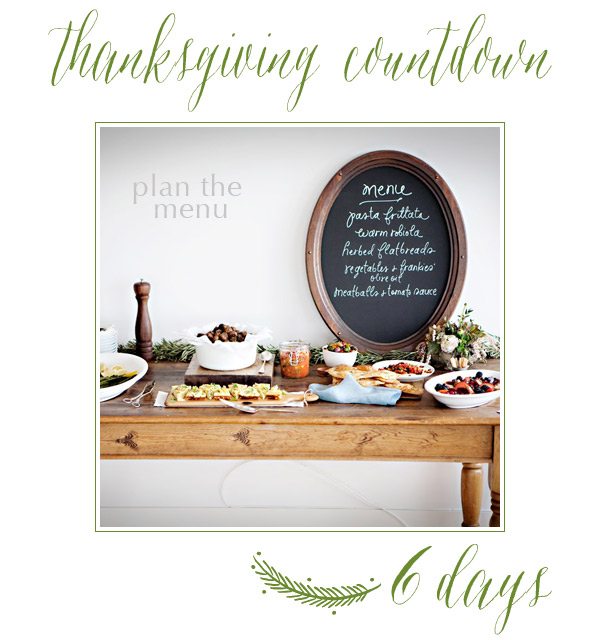 A Thanksgiving Countdown for Hosts