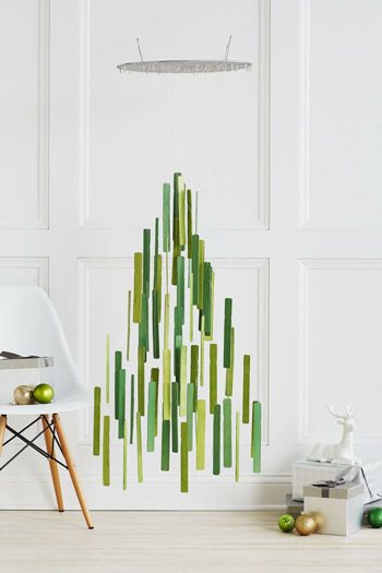 DIY Christmas Tree Mobile