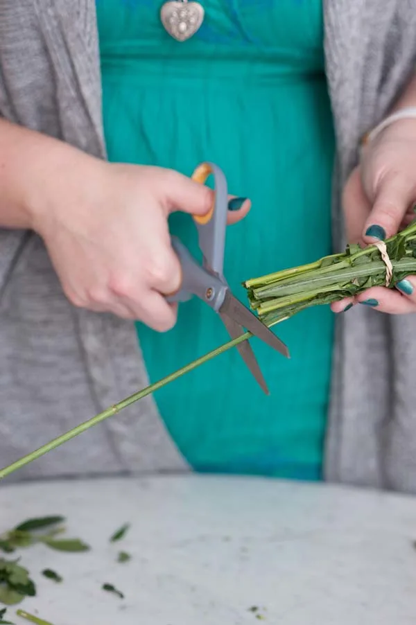 DIY Mini Valentines Day Bouquets