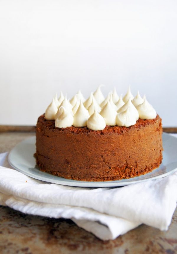 Banana Cake with Honey Cream Frosting