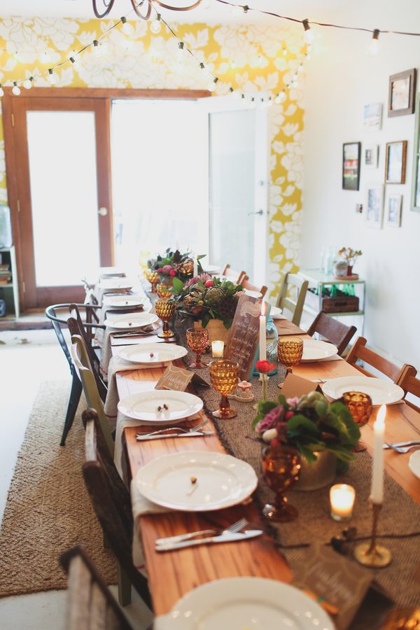 A Rustic Farm Dinner with Friends