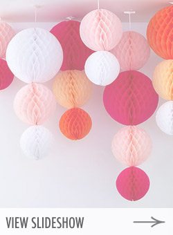 10 Festive Ideas for Decorating with Honeycomb Balls