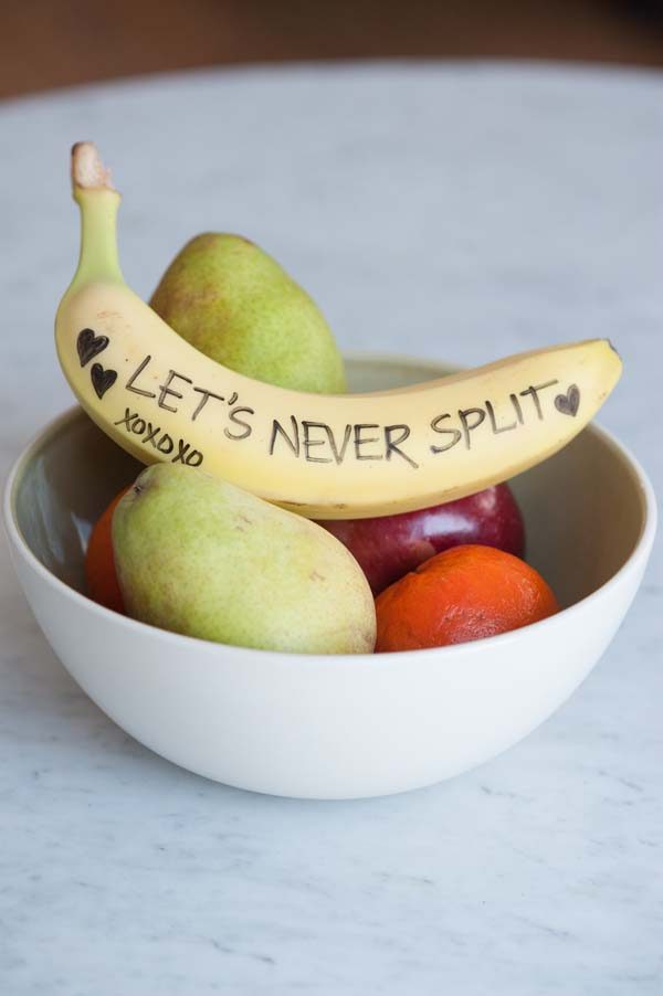 DIY Banana Valentines