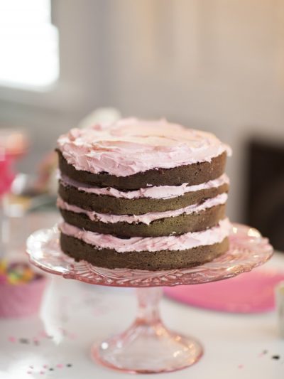 Chocolate Cake with Rose Buttercream thumbnail