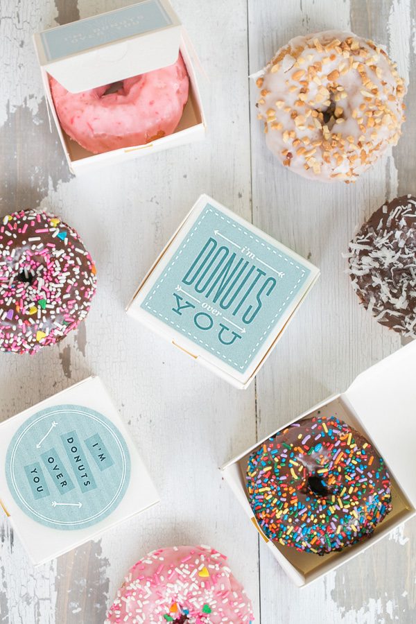 I'm Donuts Over You Printables