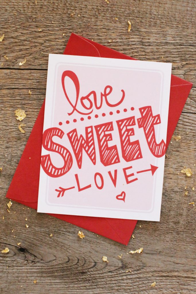 Love Sweet Love - Valentine's Day Printables