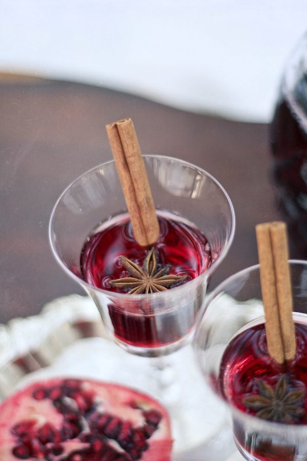 Pomegranate Mulled Wine