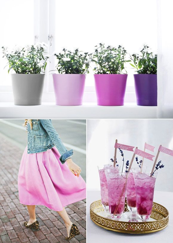 Color Palette: Radiant Orchid and Sweet Pea