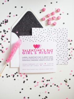 Valentine's Day Invitations by Lavender & Honey Designs