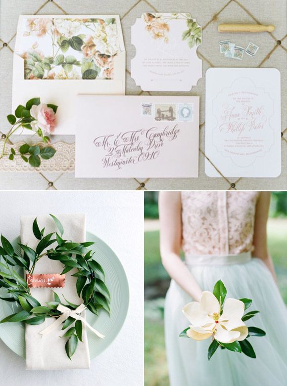 Color Palette: Mint and Magnolia