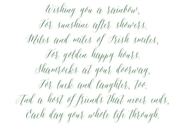 An Irish Blessing | The Sweetest Occasion