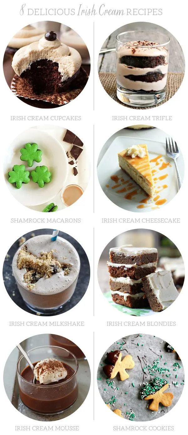 8 Delicious Irish Cream Recipes | The Sweetest Occasion